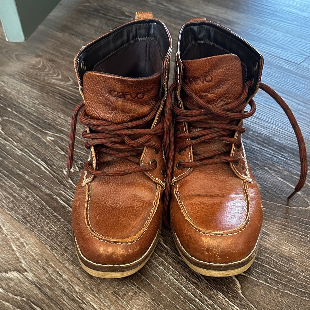 Crevo Brown Leather Boots